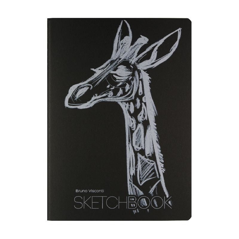 Скетчбук  60л. В5 "SKETCHBOOK. Микс 1" черная  бумага /1/