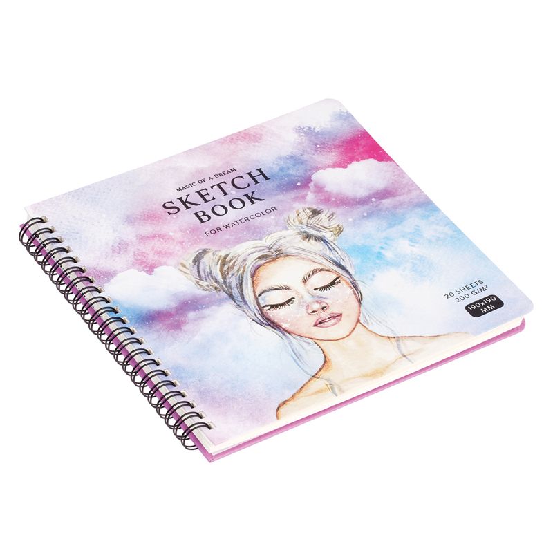 Скетчбук  20л. 190х190 Greenwich Line "Dreams in clouds" 200г/м2
