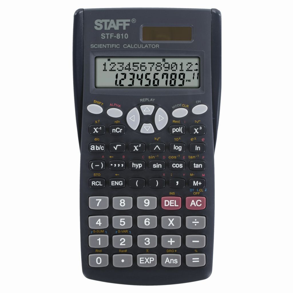 Калькулятор 10+2разр. "STAFF STF-810" 181х85мм  /1/