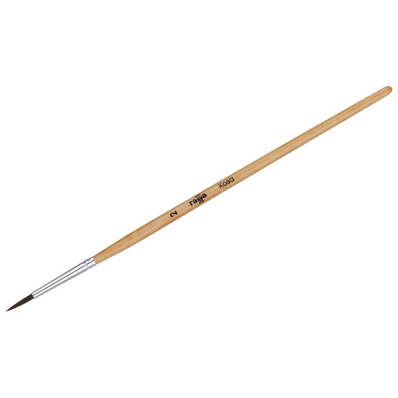 Кисть из волоса козы № 2 "Гамма" круглая /30/