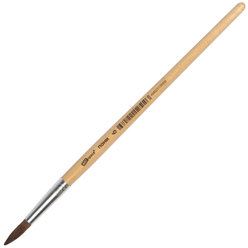 Кисть из волоса пони № 6 "ArtSpace" круглая /10/