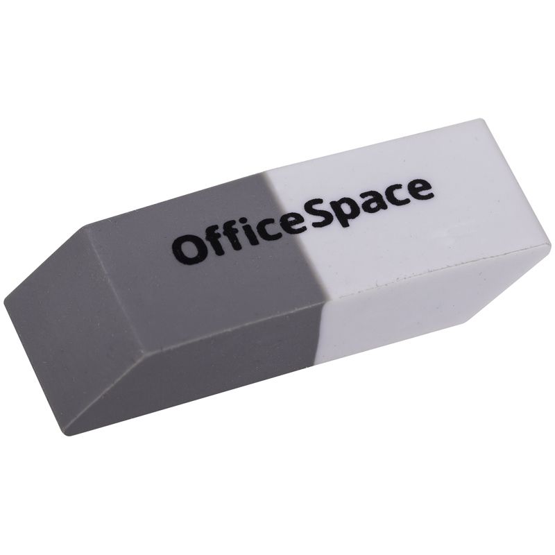 Ластик "OfficeSpace" скошенный, комбинированный, термопластичная резина /40/