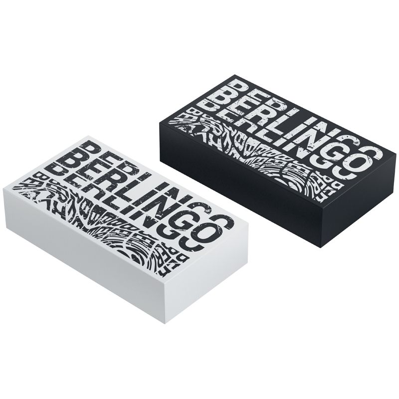 Ластик Berlingo "Monochrome", прямоугольный, 45*25*10мм /36/
