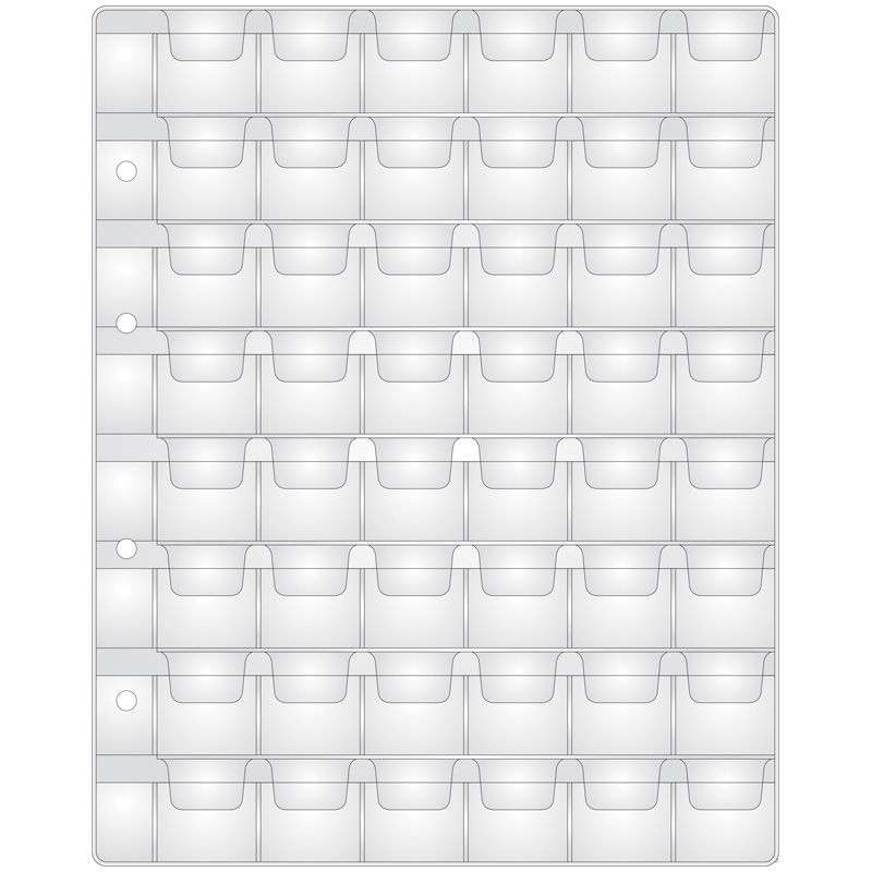 Лист для альбома OfficeSpace "Optima" на 48 монет  /10/