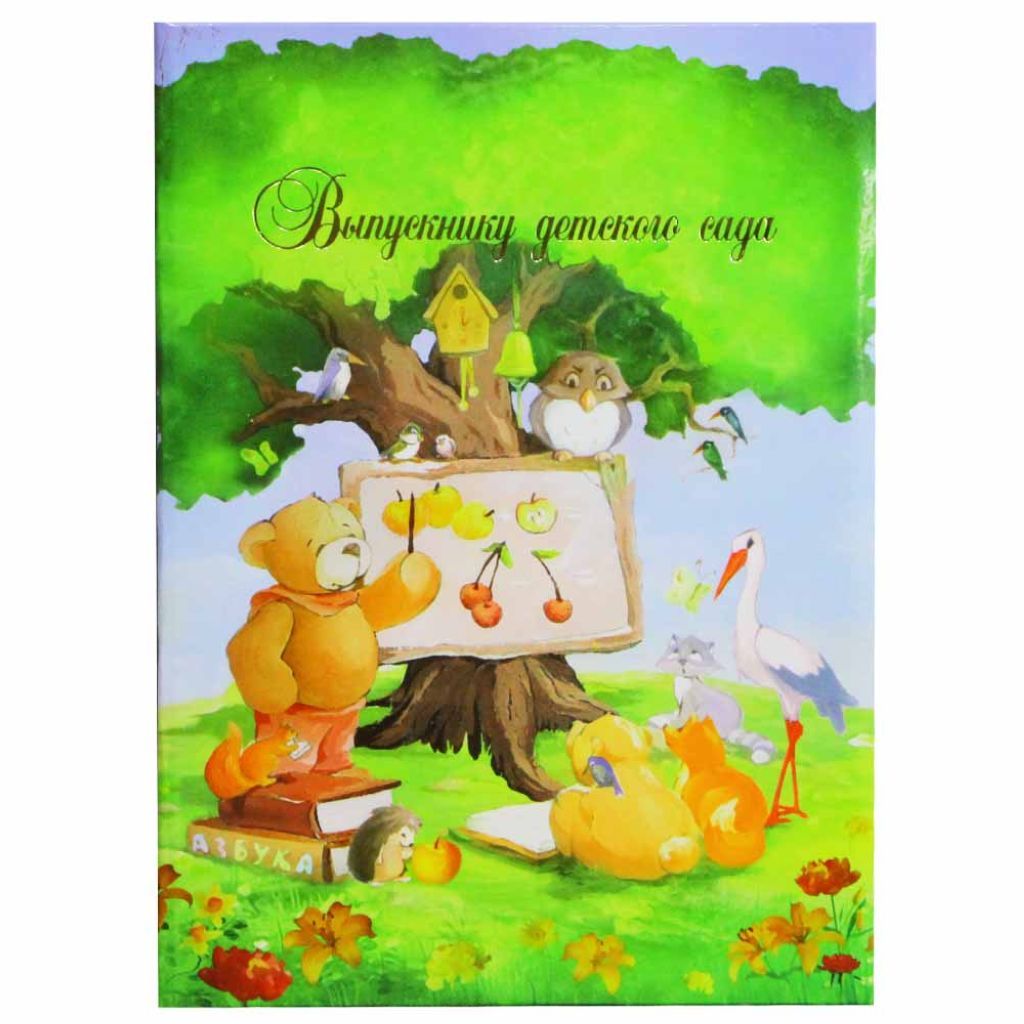 Папка адресная А4 "Выпускнику детского сада. Лесная школа" /1/