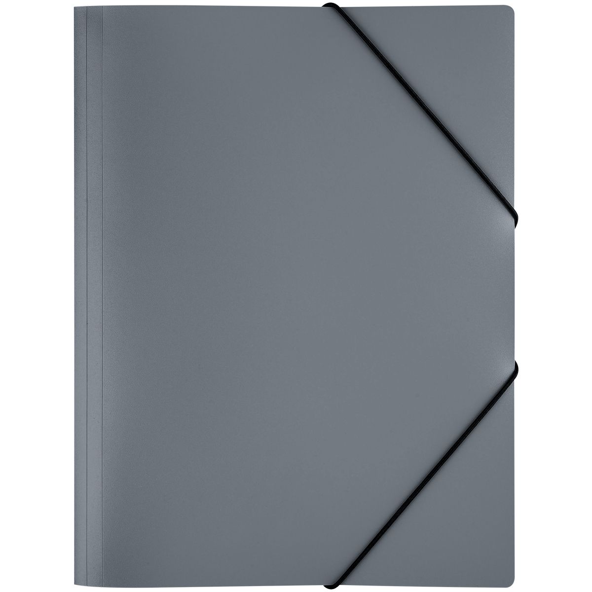 Папка на резинках А4 "СТАММ" серая /50/