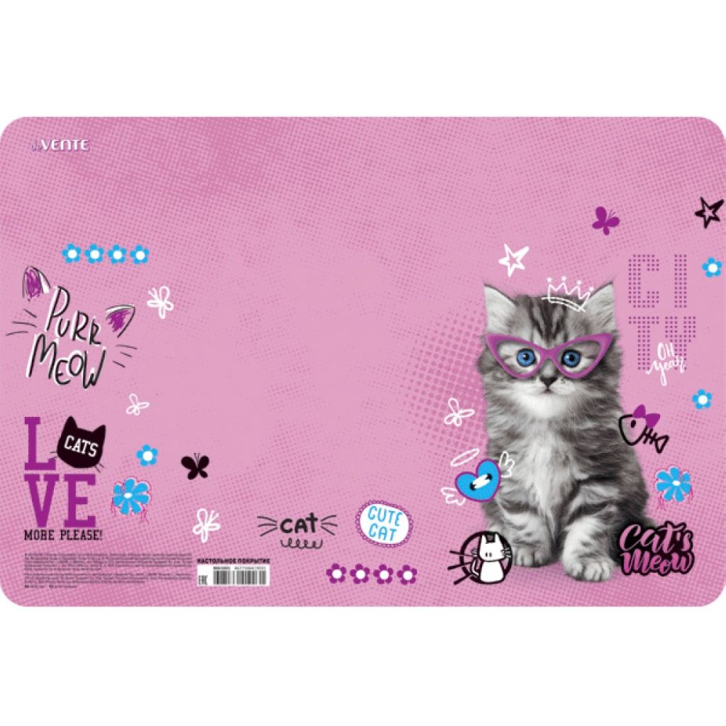 Покрытие настольное 430х290см "Purr Meow" /72/
