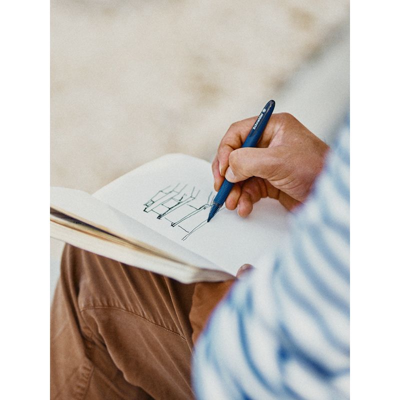 Ручка-роллер красная Schneider "One Business" 0,8мм /10/