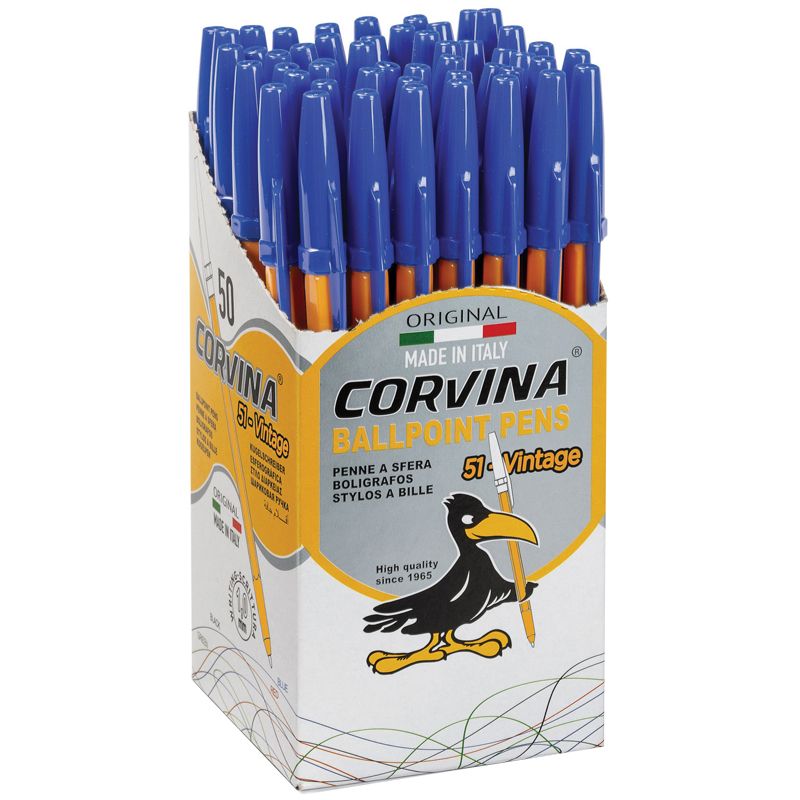 Ручка шариковая синяя "Corvina 51" /50/