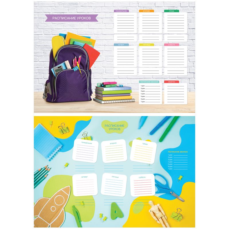 Расписание уроков А3 "School" /20/