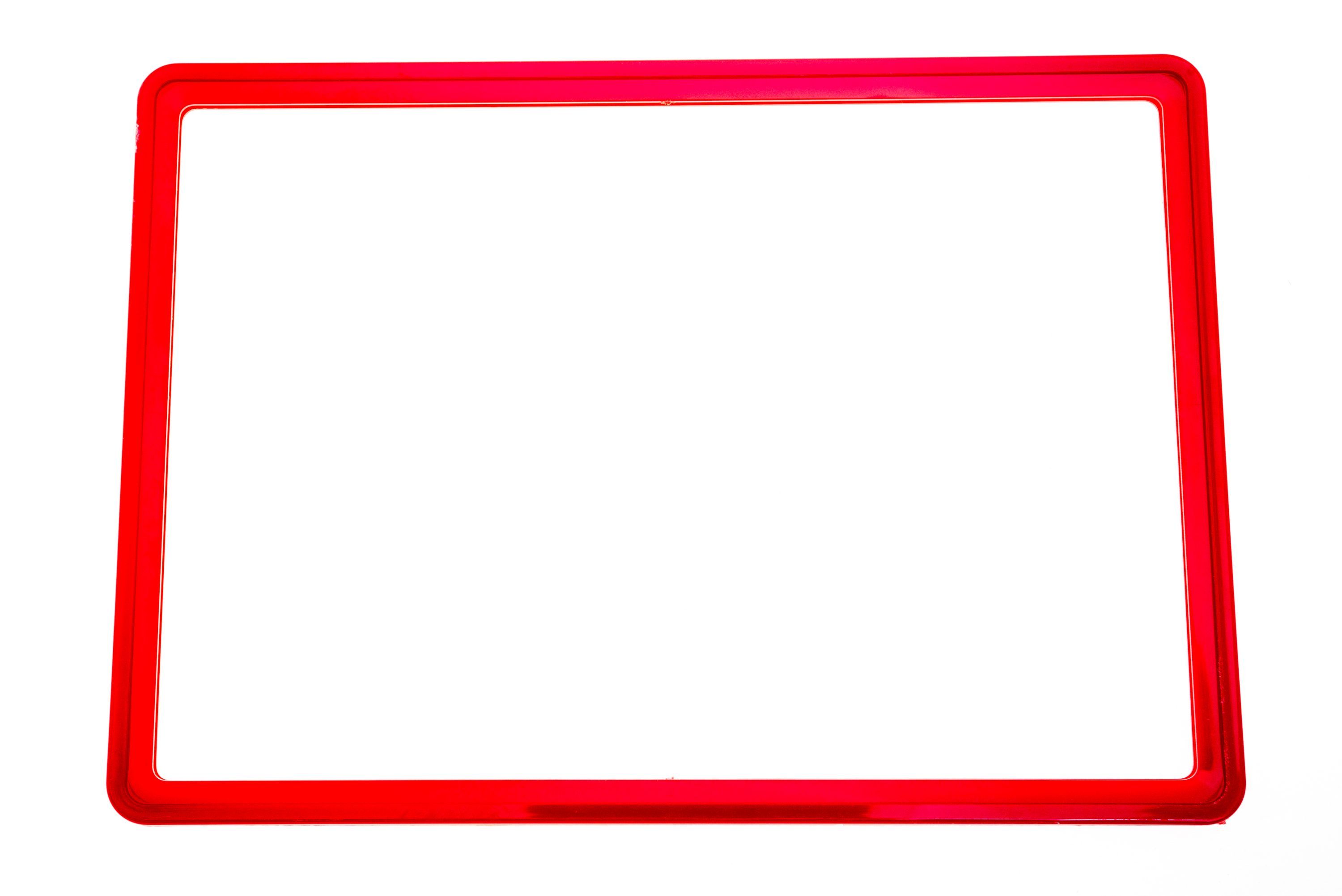 Ценникодержатель А4 "POS" красный без защитного экрана /1/25/