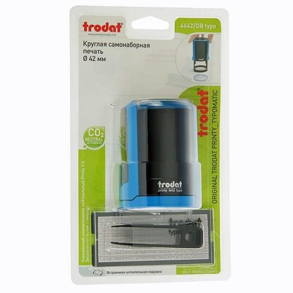 Печать самонаборная D=42мм TRODAT 1круг /1/