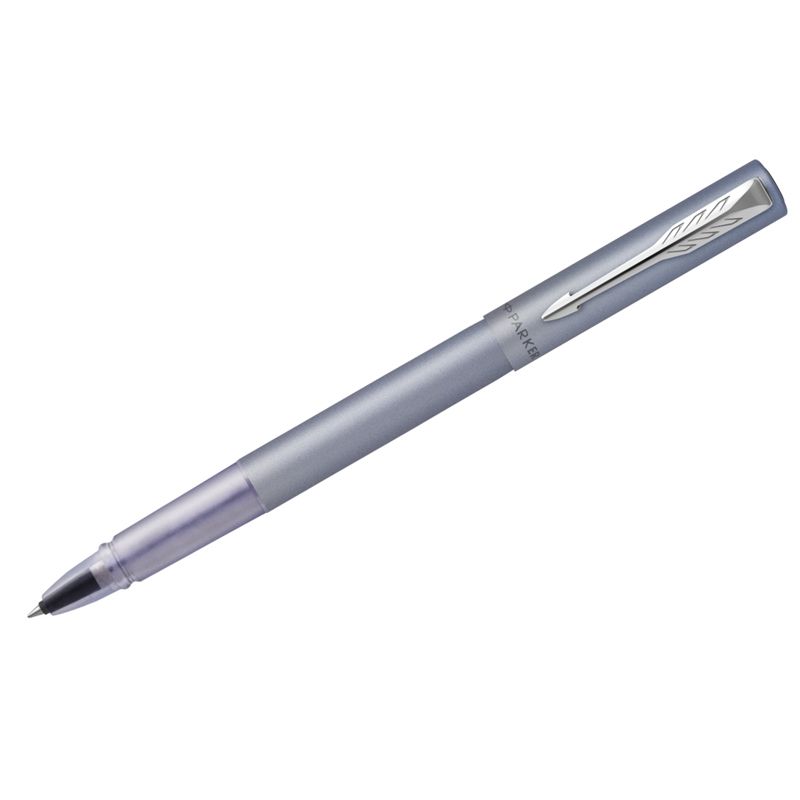 Ручка-роллер черная Parker "Vector XL Silver Blue" черная, 0,8мм, подарочная упаковка