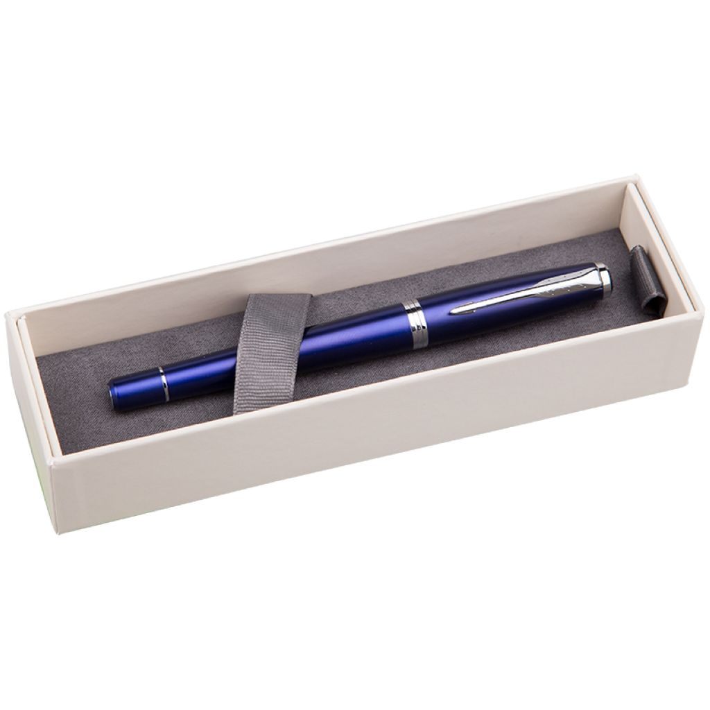 Ручка-роллер черная Parker "Urban NightSky Blue CT" корпус синяя - серебро /1/
