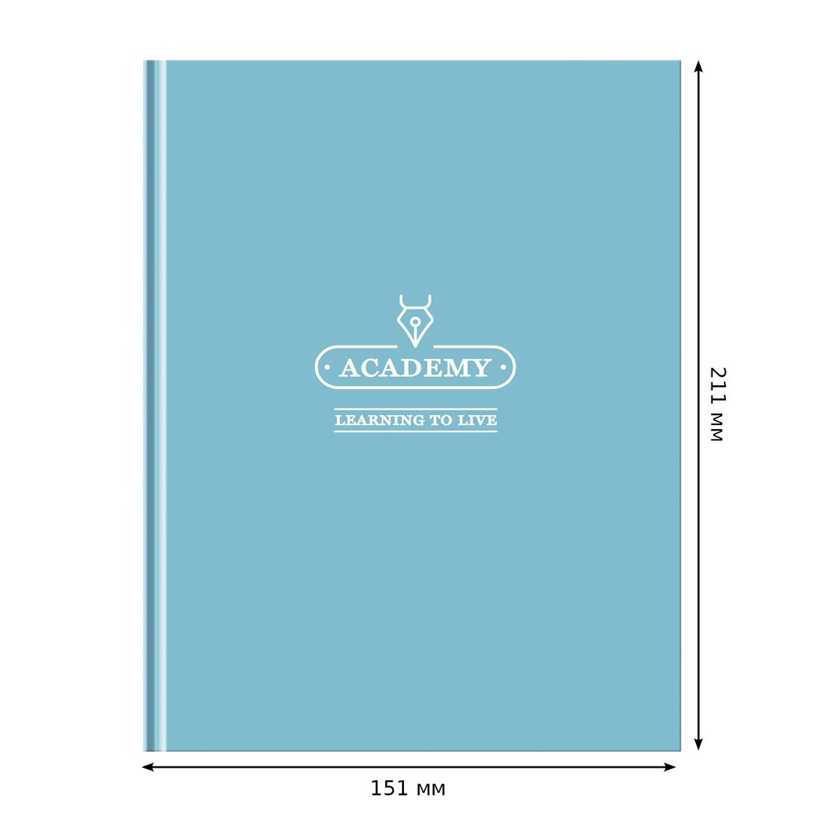 Бизнес-блокнот А5  80л. BG "Academy", soft-touch ламинация /12/24