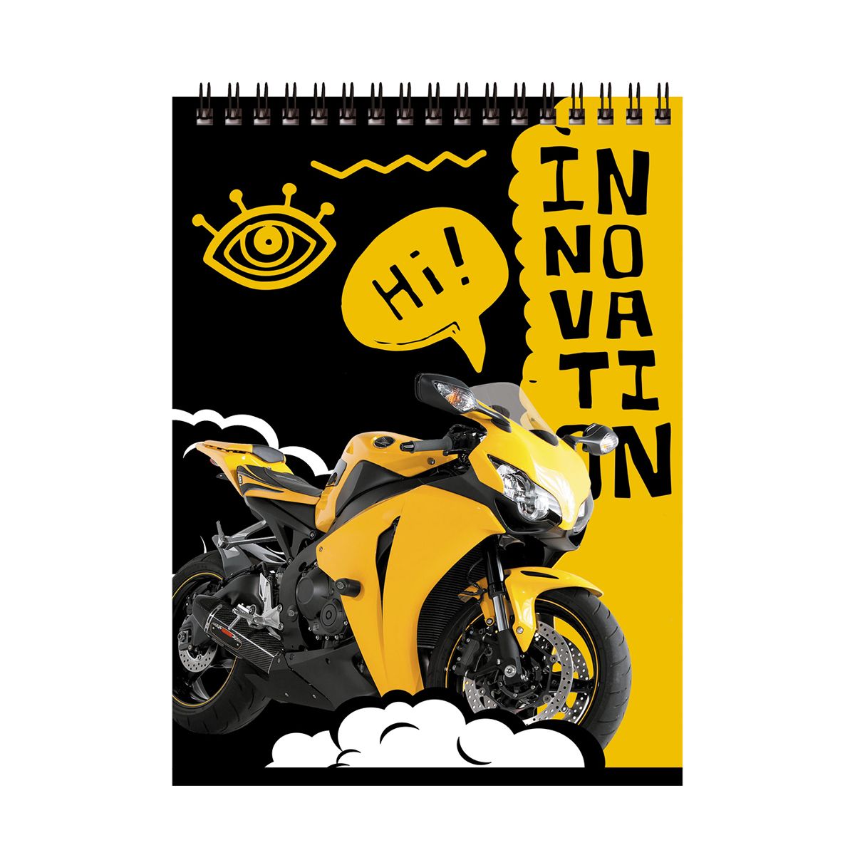 Блокнот А5  40л. BG "Будь смелее" на гребне /12/