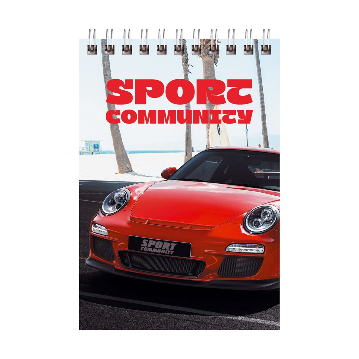Блокнот А6  40л. BG "Sport community" на гребне /24/96/