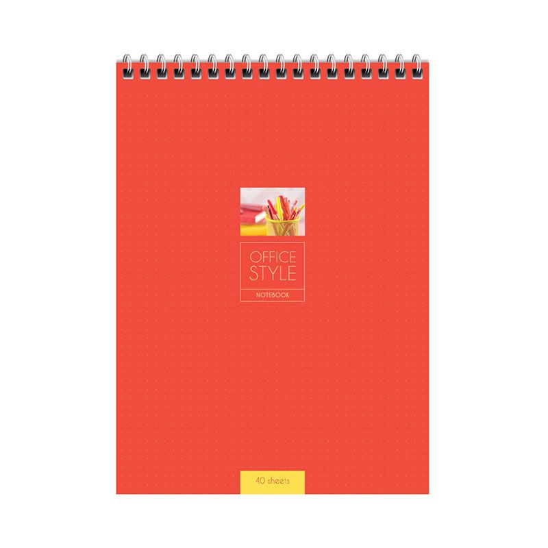 Блокнот А5  40л. ArtSpace "Моноколор. Office style" на гребне /16/
