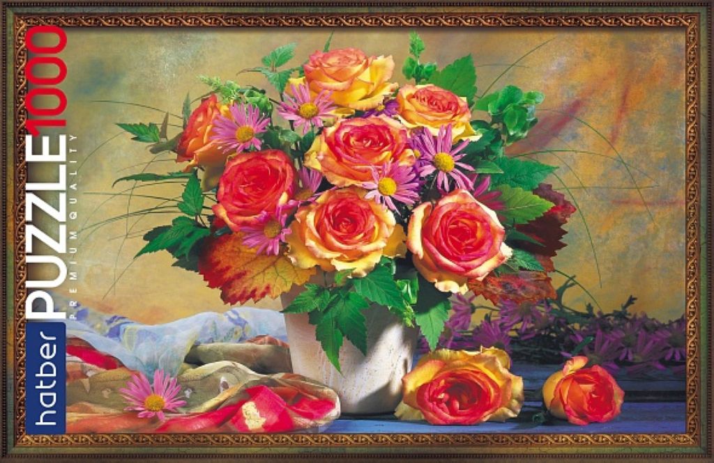 Пазл 1000 элементов "Букет цветов" /1/