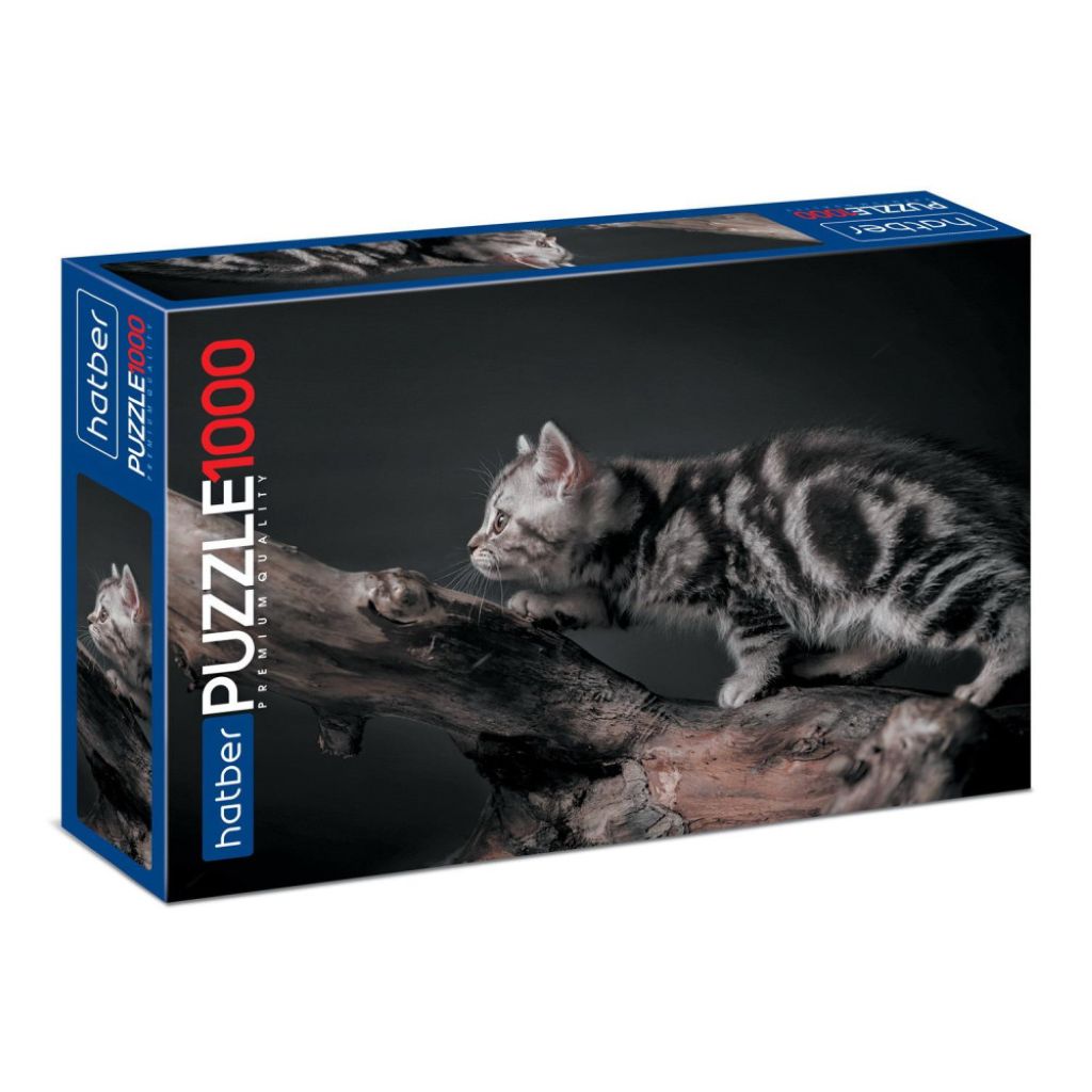 Пазл 1000 элементов "Хвостатые полосатые" /1/