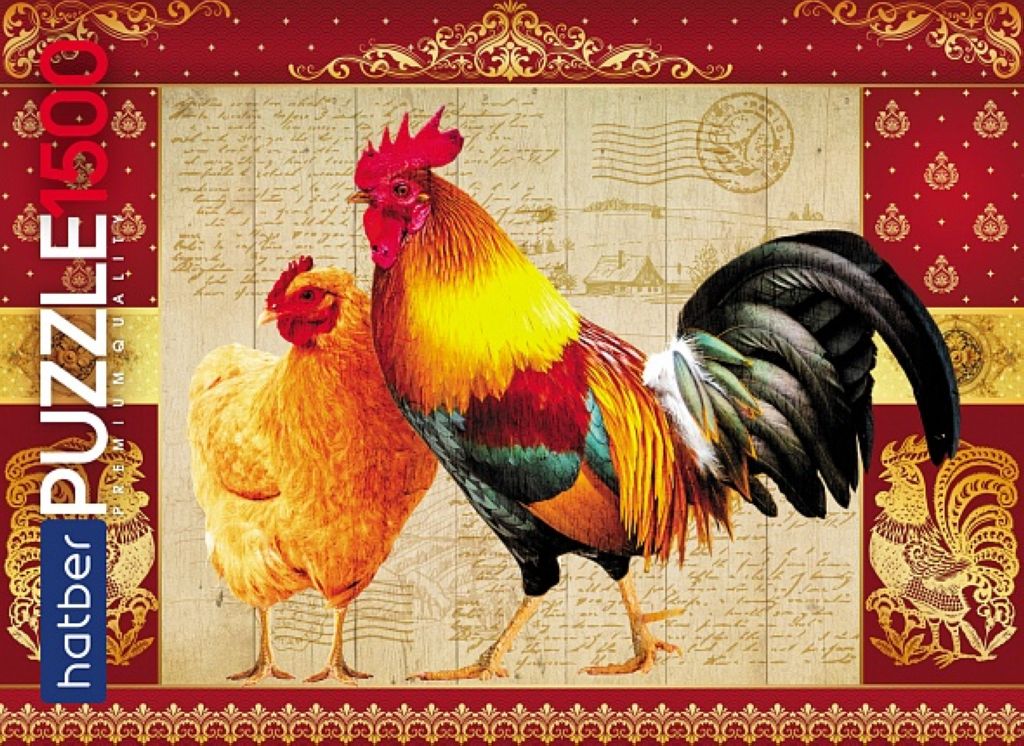 Пазл 1500 элементов "Яркая парочка" /1/