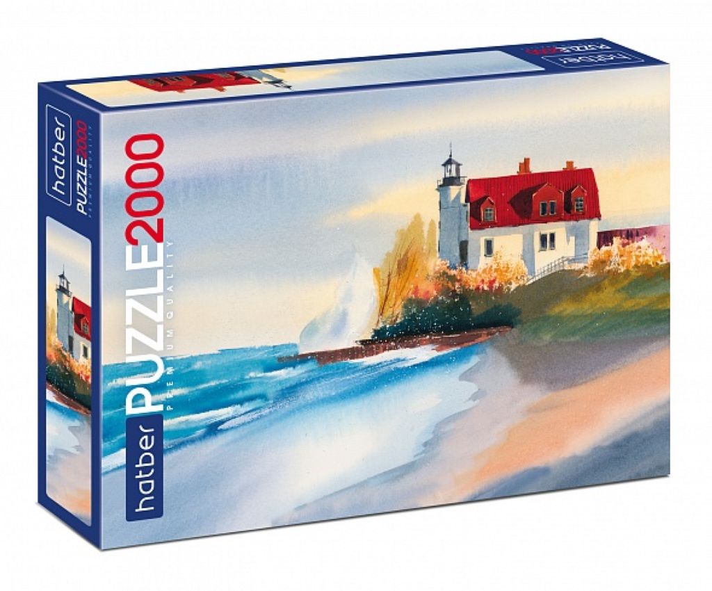 Пазл 2000 элементов "Домик у моря" /1/