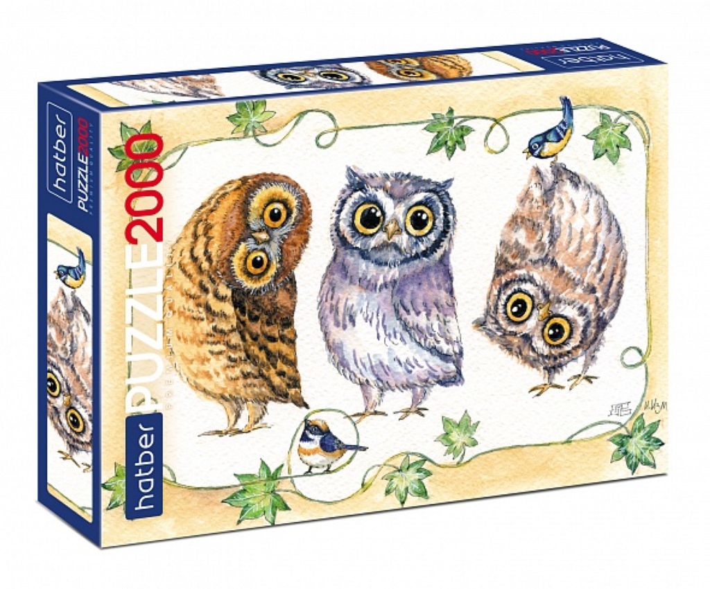 Пазл 2000 элементов "Совята" /1/