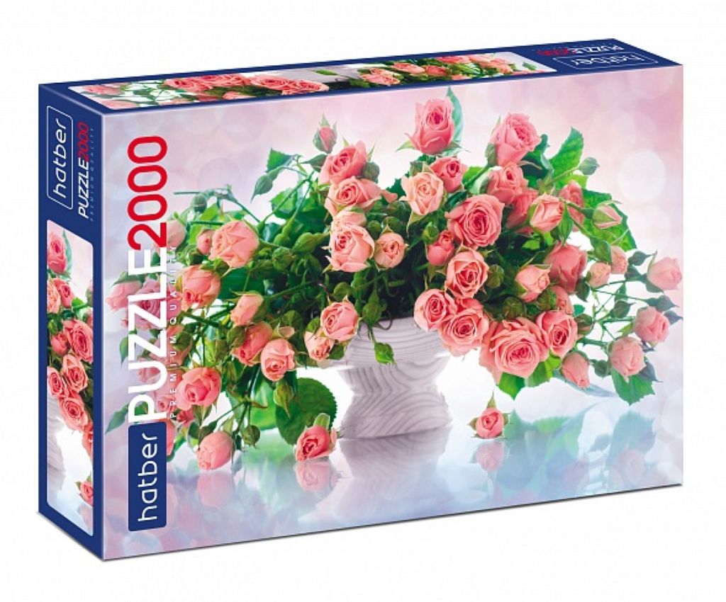 Пазл 2000 элементов "Розовая нежность" /1/