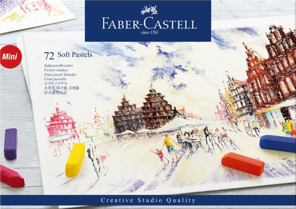 Пастель сухая 72цв. "Faber-Castell" Gofa мини мягкая /3/