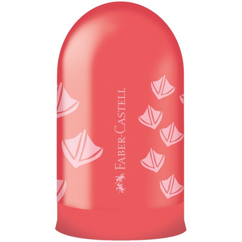Точилка с контейнером Faber-Castell "Следы" /12/