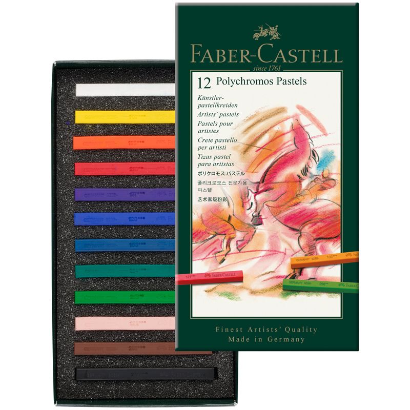 Пастель сухая 12цв. "Faber-Castell" Polychromos /3/