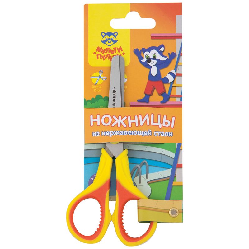 Ножницы 13см Мульти-Пульти "Приключения Енота" /12/