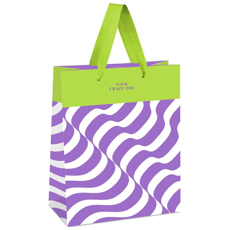 Пакет подарочный 18*23*10см MESHU "lavender Color Illusion" /12/
