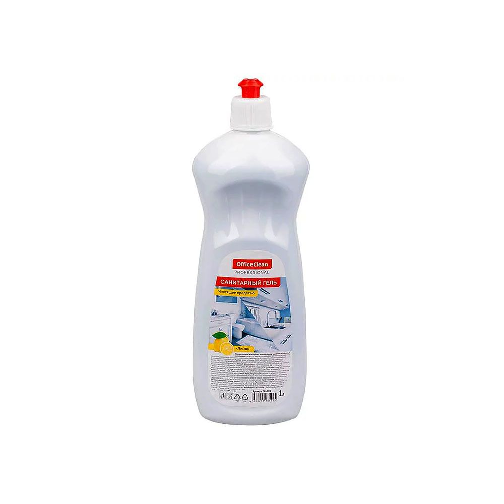 Чистящее средство 1000мл. OfficeClean "Professional. Санитарный гель. Лимо" кислота /1/