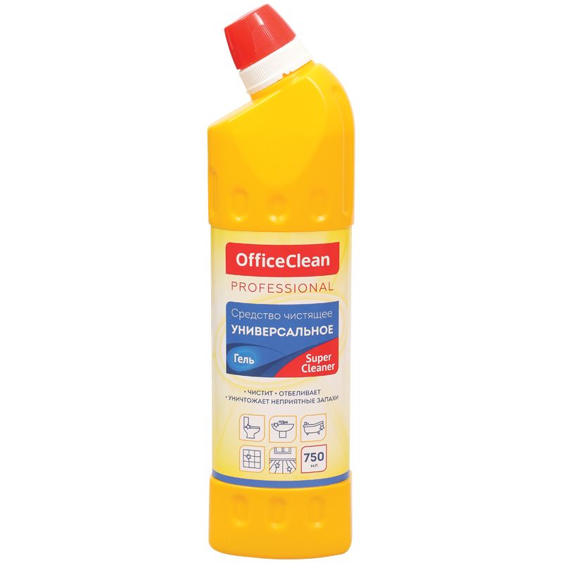 Чистящее средство для туалета  750мл. OfficeClean "SuperCleaner" /16/