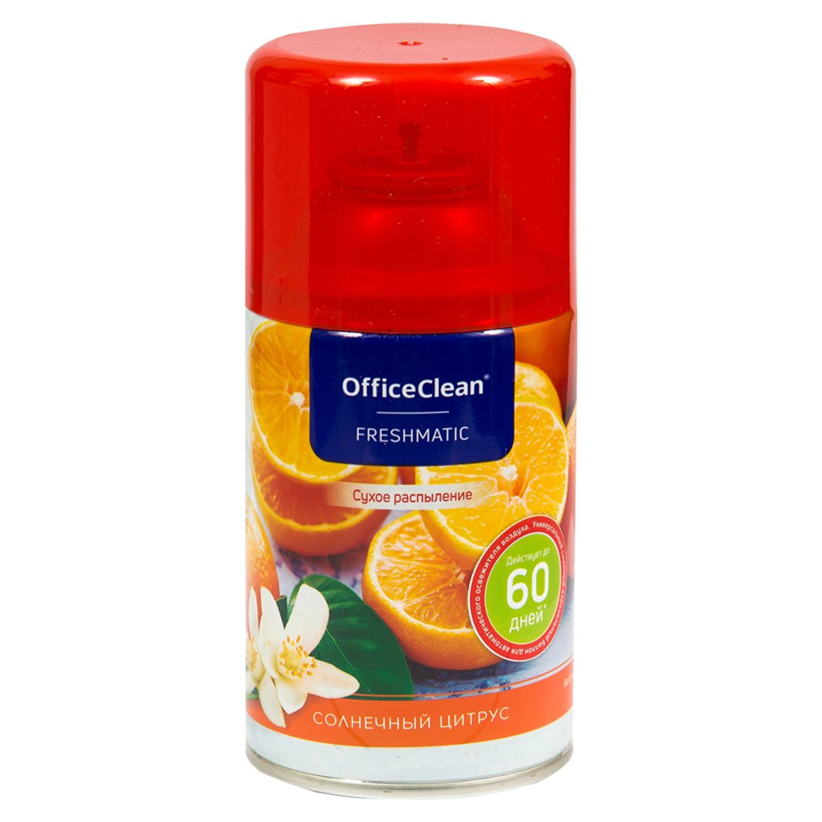 Сменный баллон для освежителя воздуха OfficeClean "Солнечный цитрус" 250мл  /1/