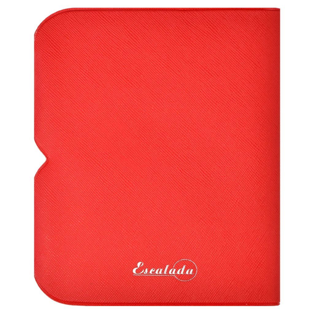 Записная книжка А6  96л. "ПВХ красный"