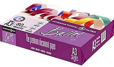Бумага для оргтехники "Ballet Premier" А3 80г/кв.м 500л. /5/