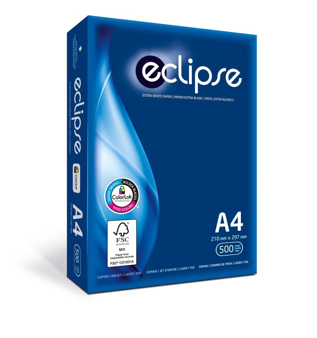 Бумага для оргтехники "Eclipse" А4 75г/кв.м 500л. /1/