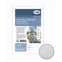 Холст художественный 20х30см на картоне Гамма "Студия" мелкое зерно /1/