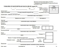Бланк "Товарно-транспортная накладная (Зерно)" А4 /10/