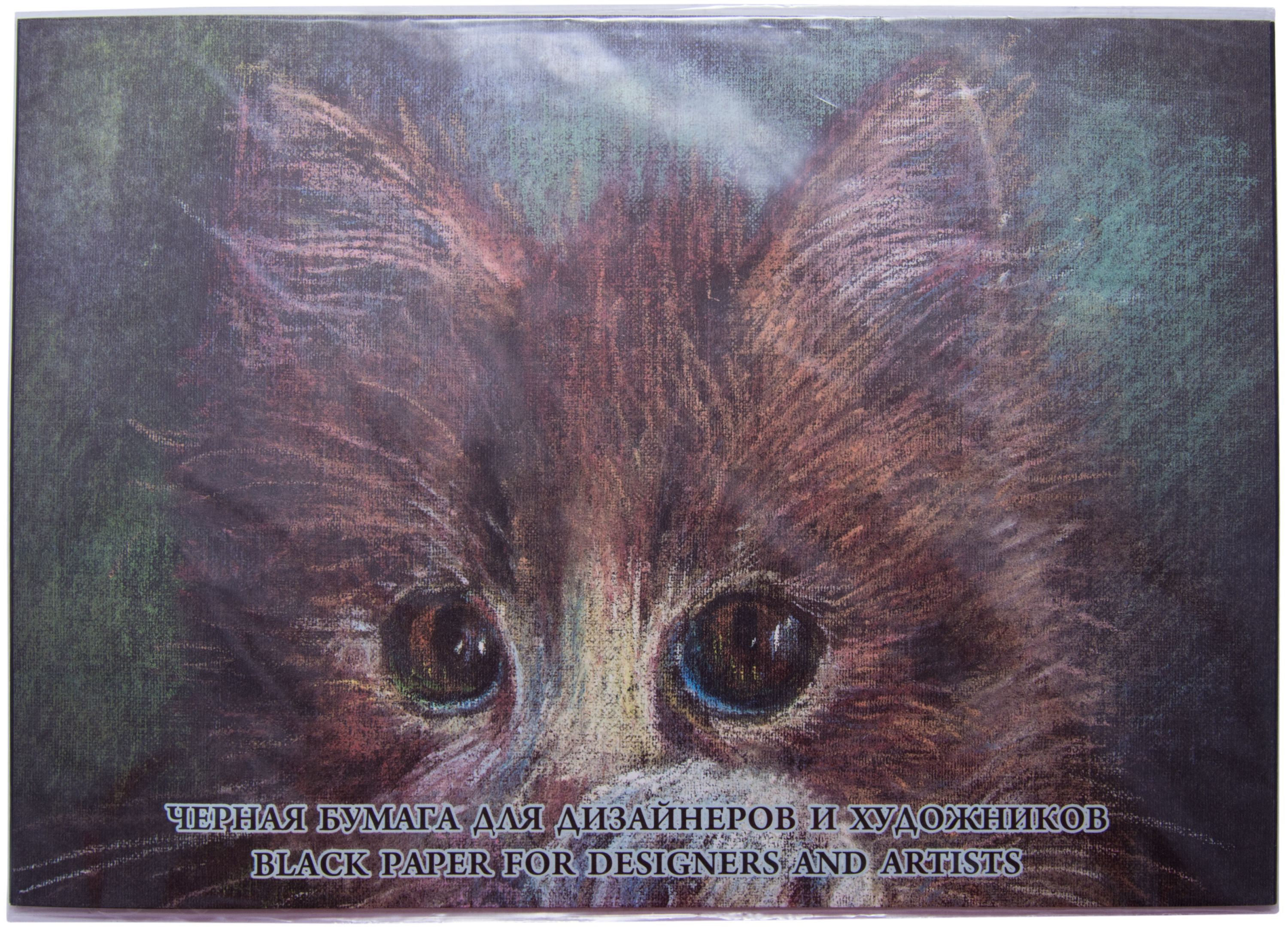 Бумага для рисования А4 10л. "Black" тонированная /10/