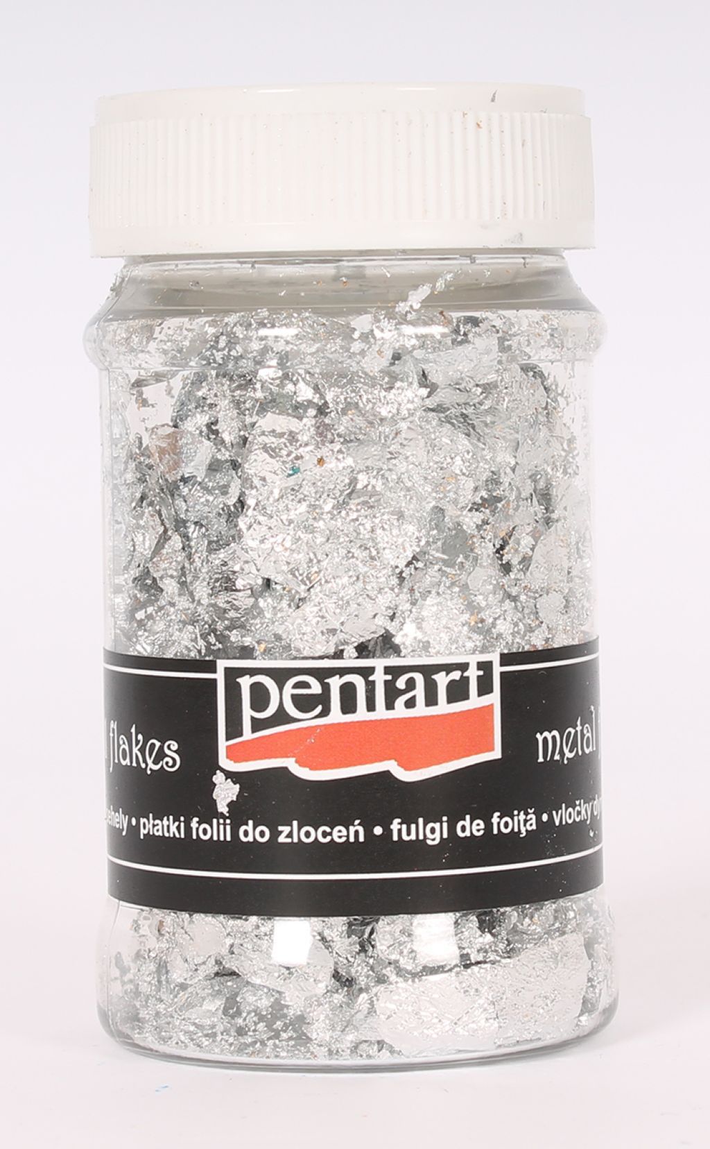 Поталь хлопья "PENTART" Серебро М8 100мл /1/