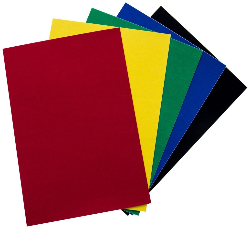 Бумага самоклеящаяся А4  5цв.  5л. "Мишка подводник" бархатная  /55/