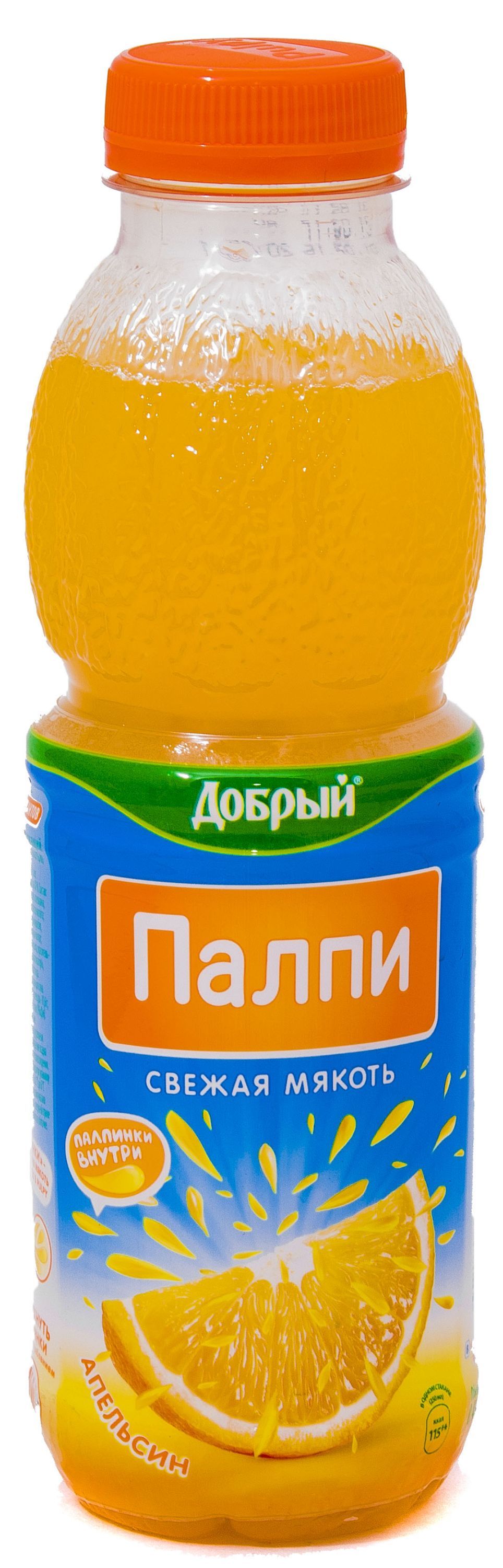 Напиток "Добрый Сок" апельсин 0,45л. /12/