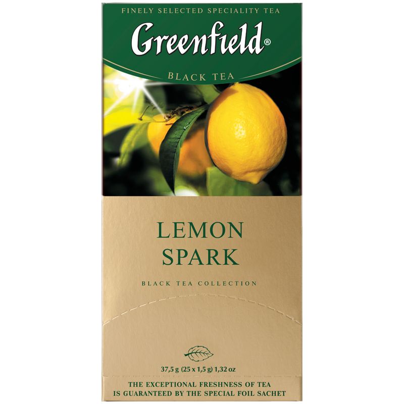 Чай черный  "Greenfield Lemon Spark" 25п. /10/