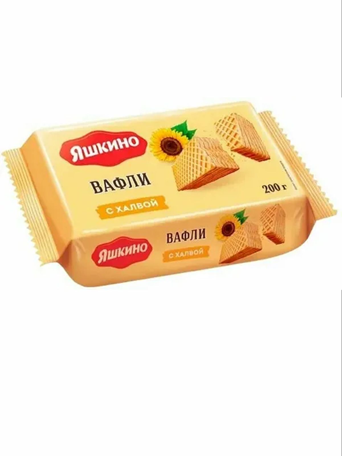 Вафли "Яшкино" с халвой 200г.