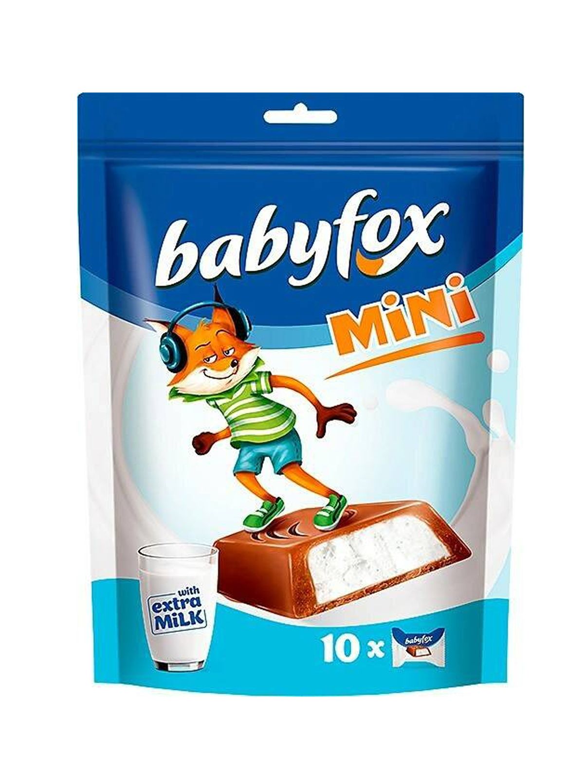 Конфеты "BabyFox" шоколадные с молочной начинкой 120г