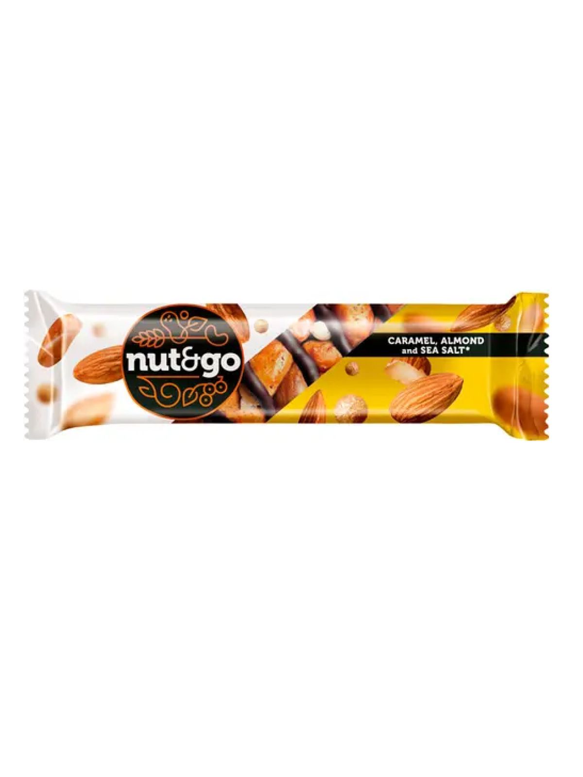 Батончик "NUT&GO" миндальный 34г. /18/