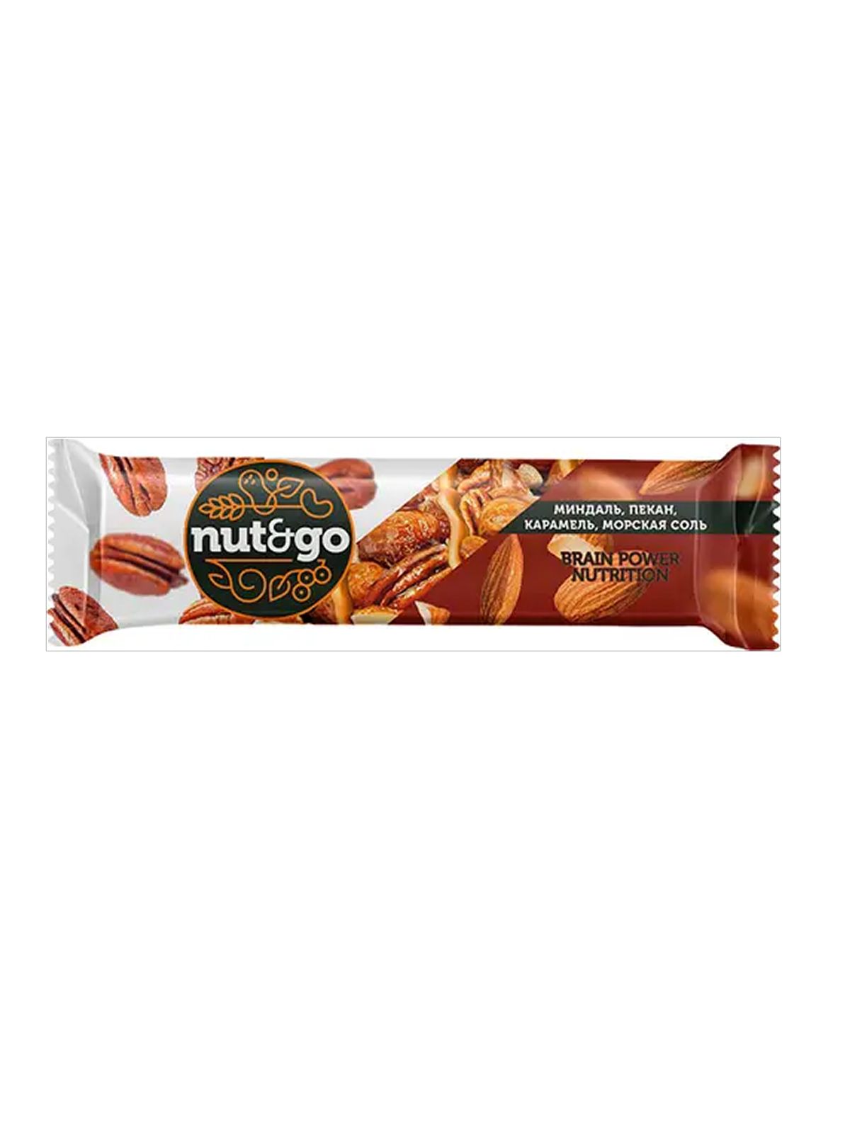Батончик "NUT&GO" с пеканом 36г. /18/